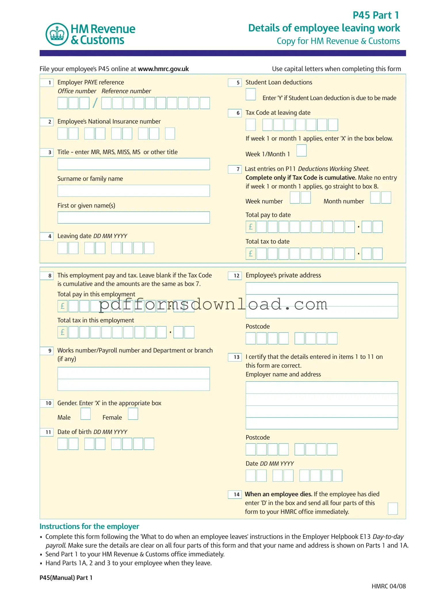 Download P 45 It Template