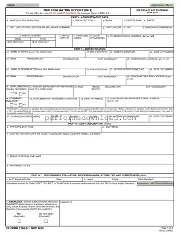 Download Da 2166 9 1 Template