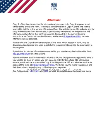 Download IRS 1099-MISC Template